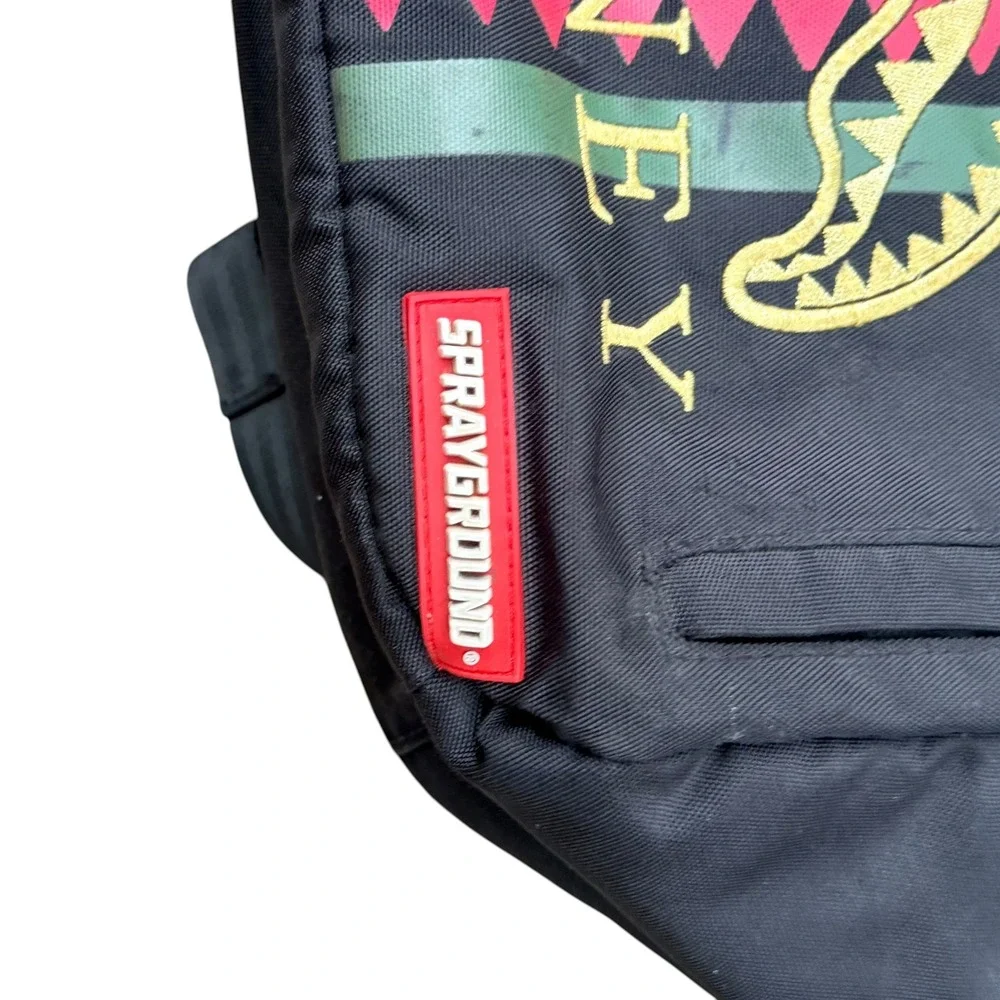 Sprayground‎ Money Shark Mouth Backpack Black Green Red Streetwear Bag